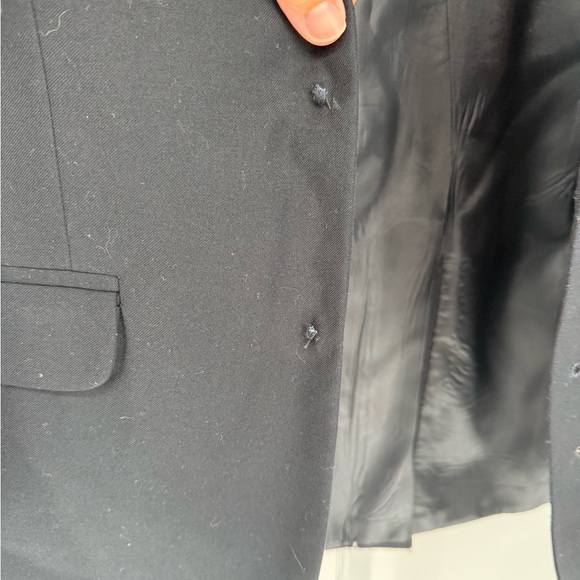 Nautica Youth Boys Sport Coat Jacket Blazer Size 12 Navy Gold Buttons - Picture 6 of 8